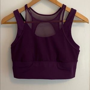 Lululemon Athletica Sports Bra Size 8 in Eggplant